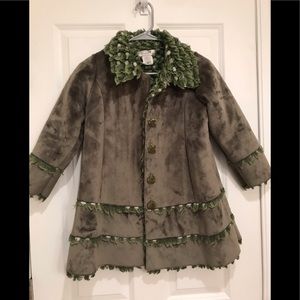 Widgeon girls green coat size 6X